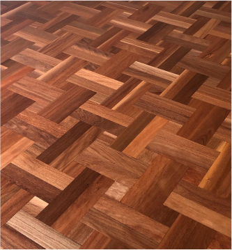 Cross Hatched floor wood pattern in dark color