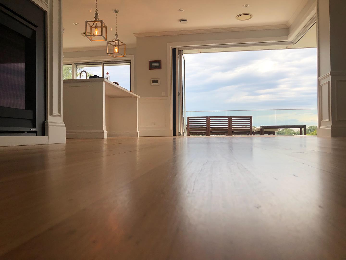 photo of clean wooden interior